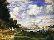 Claude Monet The dock at Argenteuil oil painting
